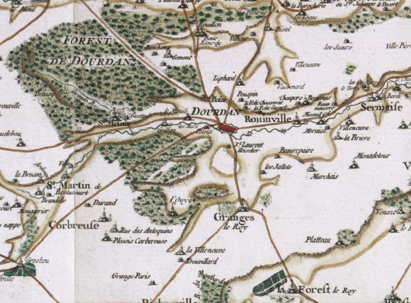 Carte de Cassini (entre 1756 et 1815)